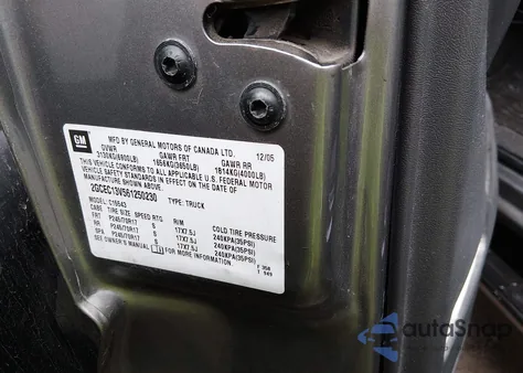 2006 Chevrolet Silverado 1500 Ls z USA, uszkodzony, nr VIN 2GCEC13V561250230